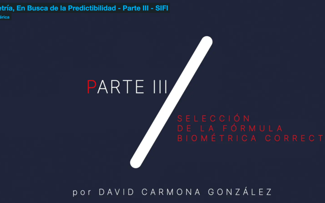 Biometría, en busca de la Predictibilidad – Parte III